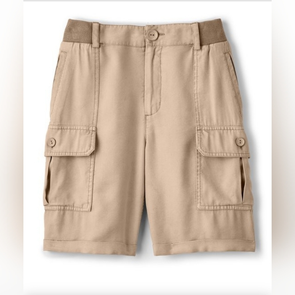 Soft Surroundings Tan Pali Shorts